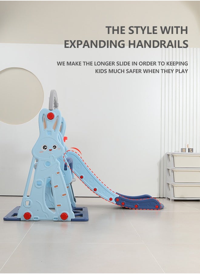JSAITOYS - 3 In 1 Children Slide And Swing Combination Baby Kids Indoor Multifunctional Play Set Toys - Image 1