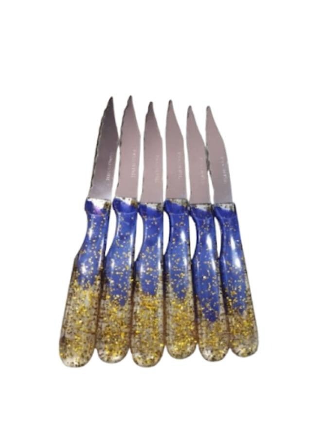 High Quality 6 Piece Shiny Knife Set - Image 1