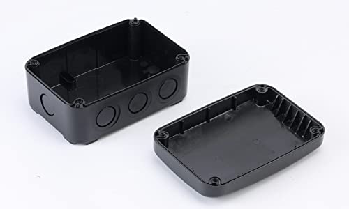 EGIZPY EG-038 IP66 Outdoor Weatherproof Universal Electronics Enclosure Project Black Conduit Junction Box 4.93"X3.39"X2.44"Medium - Image 5