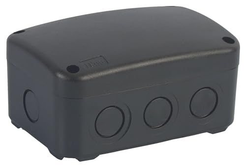 EGIZPY EG-038 IP66 Outdoor Weatherproof Universal Electronics Enclosure Project Black Conduit Junction Box 4.93"X3.39"X2.44"Medium - Image 1