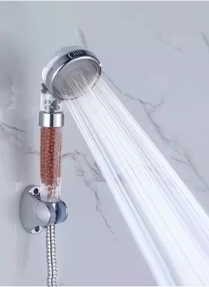 MHD Three-Speed Negative Ion Booster Shower Head Rain Shower Head Set  - Image 4