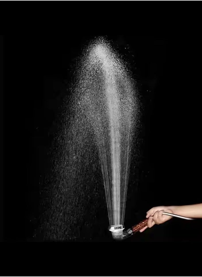 MHD Three-Speed Negative Ion Booster Shower Head Rain Shower Head Set  - Image 5