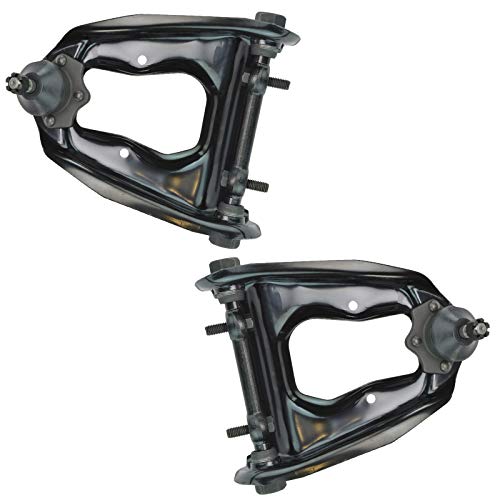 TRQ Front Upper Control Arm with Ball Joint Set Compatible with 1966-1970 Ford Fairlane Falcon 1970-1977 Maverick 1967-1973 Mustang 1971 Torino 1966-1967 Mercury Comet Cougar 1970-1971 Montego - Image 1