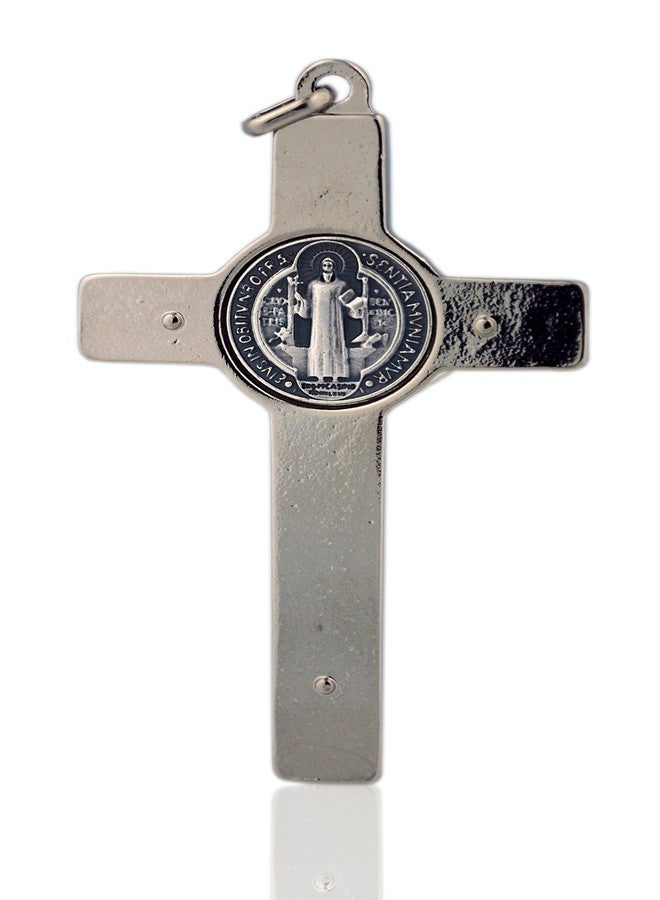 Venerare 3" Saint Benedict Crucifix | Patron Saint of Students | Great Catholic Gift for First Holy Communion, Confirmation, and Housewarming | Christian Home, Dorm, and Office Décor - Image 2