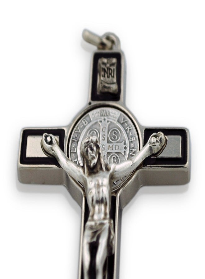 Venerare 3" Saint Benedict Crucifix | Patron Saint of Students | Great Catholic Gift for First Holy Communion, Confirmation, and Housewarming | Christian Home, Dorm, and Office Décor - Image 3