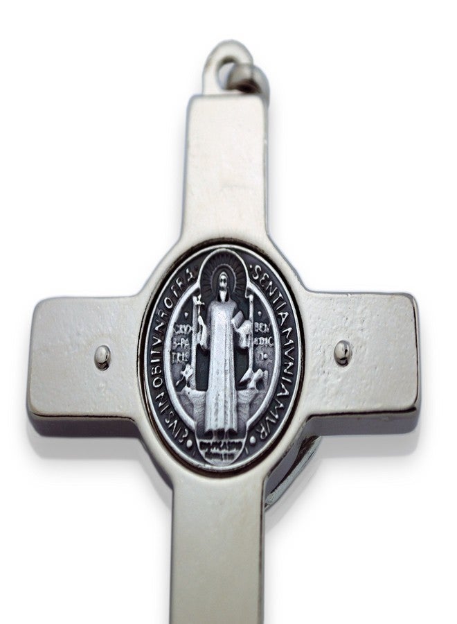 Venerare 3" Saint Benedict Crucifix | Patron Saint of Students | Great Catholic Gift for First Holy Communion, Confirmation, and Housewarming | Christian Home, Dorm, and Office Décor - Image 4