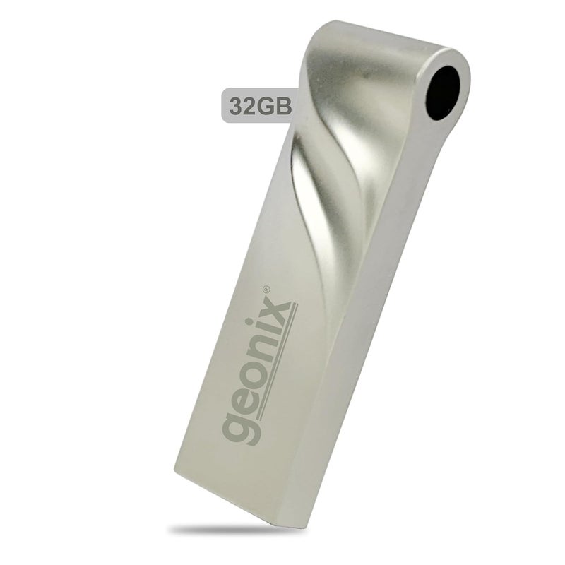 Geonix 32 GB 3.2 Pendrive, Lightweight, Keyring Design, 5 Years Warranty (Grey) - Image 5