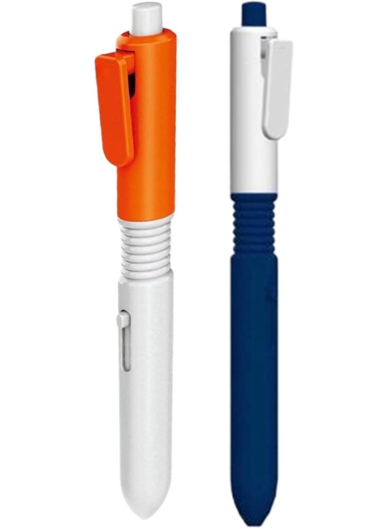 OSHIMA 2 Pcs Pens, 2 in 1 Funny String Change Pen with Function, Toy pen, School Supplies, Game for Birthday Holidays, Surprise April Toy - Image 1