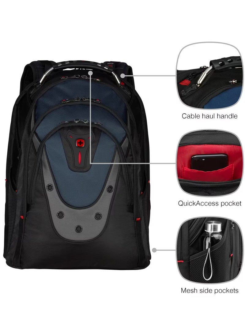 Wenger Ibex 17 Inch Laptop Backpack - Blue - Image 4