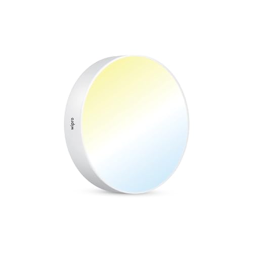 Wipro Garnet 18W Rimless Round CCT Surface Panel | Colour Changing Panel | Warm White, Neutral White, Cool White | Elegant Rimless Design | Surface Mounted LED Downlighter for Ceiling |Pack of 2 - Image 2