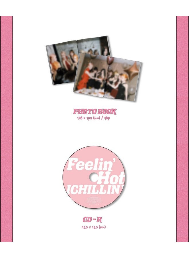DREAMUS ICHILLIN' Feelin' Hot 3rd Mini Album CD+Photobook+Photocard+Postcard+Tracking Selaed - Image 3