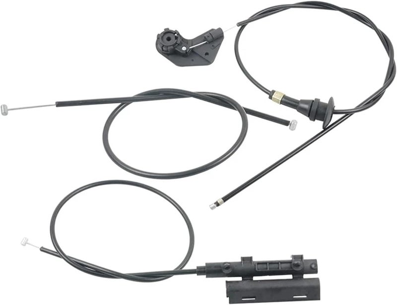 QASULER 3PCS Engine Bowden Cable Hood Release Wire - Image 2