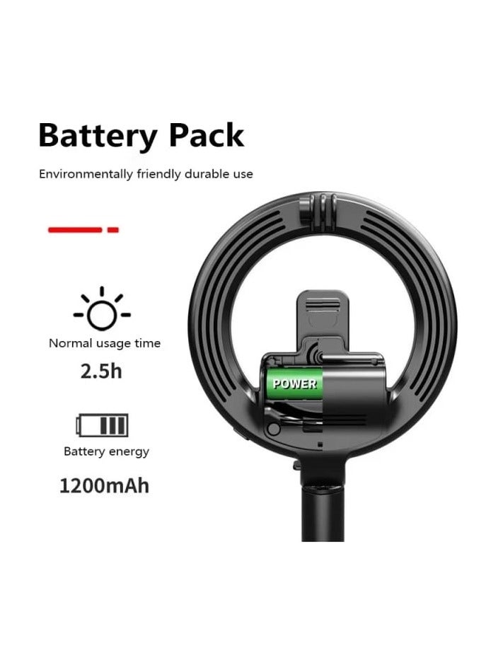 L07 RING LIGHT FOLDABLE WIRELESS SELFIE STICK TRIPOD - Image 2