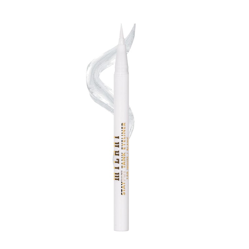 Milani The Tank Liquid Eyeliner - No-Skip Liquid Eyeliner Pen, Waterproof Formula, Makeup Pen, Long Lasting & Smudgeproof - 130 White - Image 1