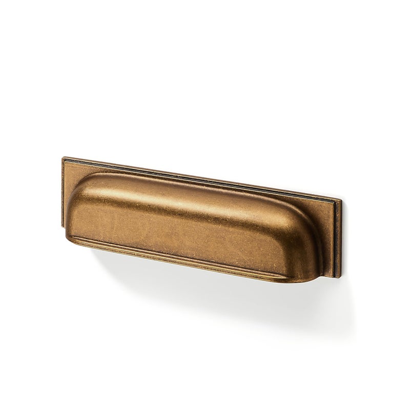 SAILING 10 Pack Cabinet Cup Handle- 5"/128mm Antique Brass Cabinet Cup Pulls Cabinet Handles Kitchen Hardware Bathroom Living Room Drawer pulls - Image 1