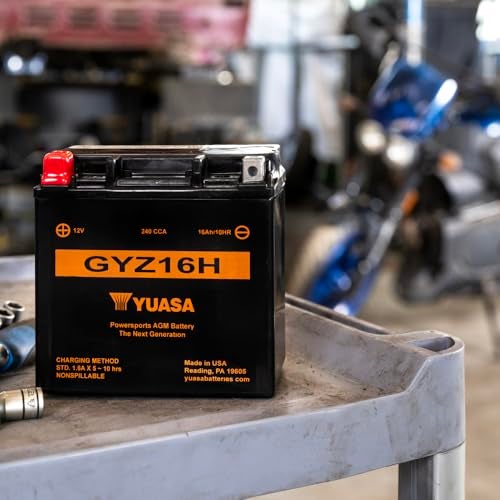 Yuasa بطارية يوآسا YUAM716GH GYZ16H مفعلة من المصنع من سلسلة GYZ AGM - Image 3