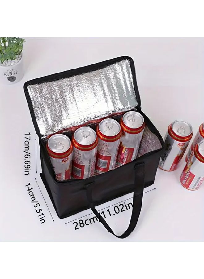 Red Outdoor Insulated Cooler Bag Portable Durable Keeps Drinks Cool All Day for Camping Picnics Beach Travel - Image 3