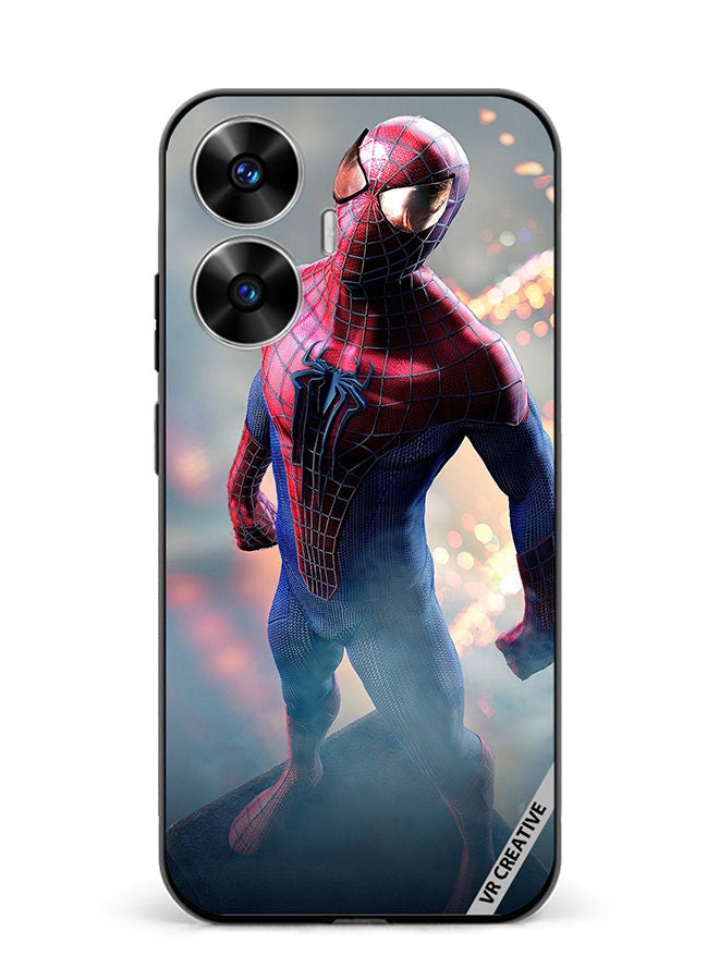 VR CREATIVE Protective Case Cover For Realme C55 Spiderman Design Multicolour - Image 1