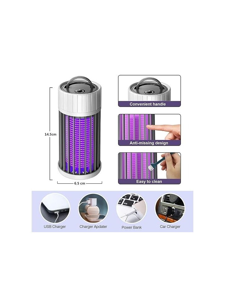 عام محمول USB الكهربائية البعوض القاتل داخلي وخارجي الكهربائية مضرب البعوض القاتل البعوض للفخ يطير الحشرات في غرفة النوم مكتب حديقة التخييم - Image 4