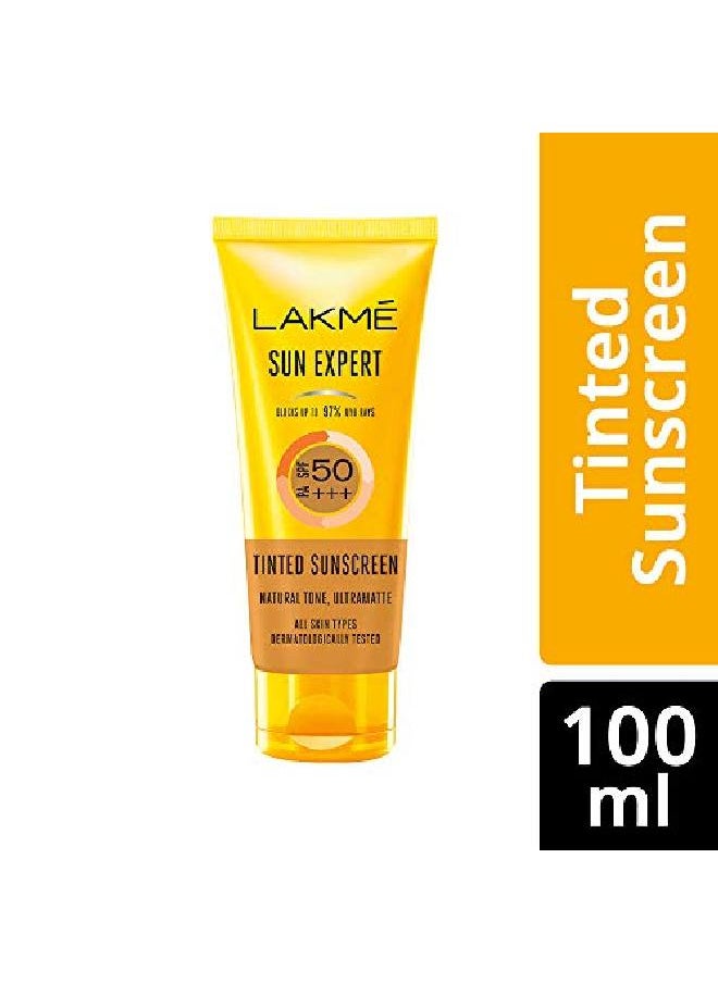 LAKME - Sun Expert Tinted Sunscreen 50 Spf, 100 G - Image 1