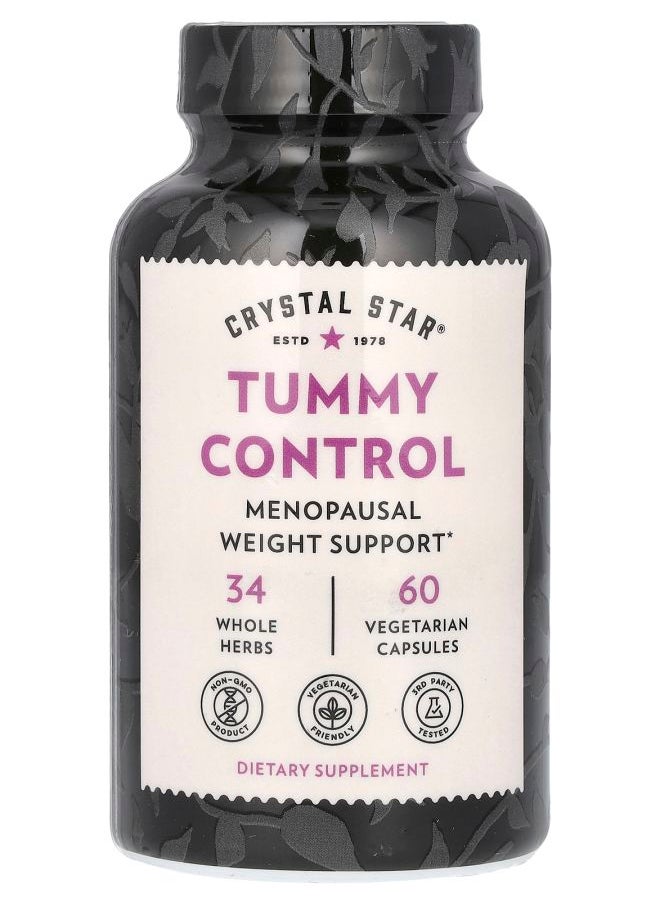 Crystal Star Tummy Control 60 Vegetarian Capsules 