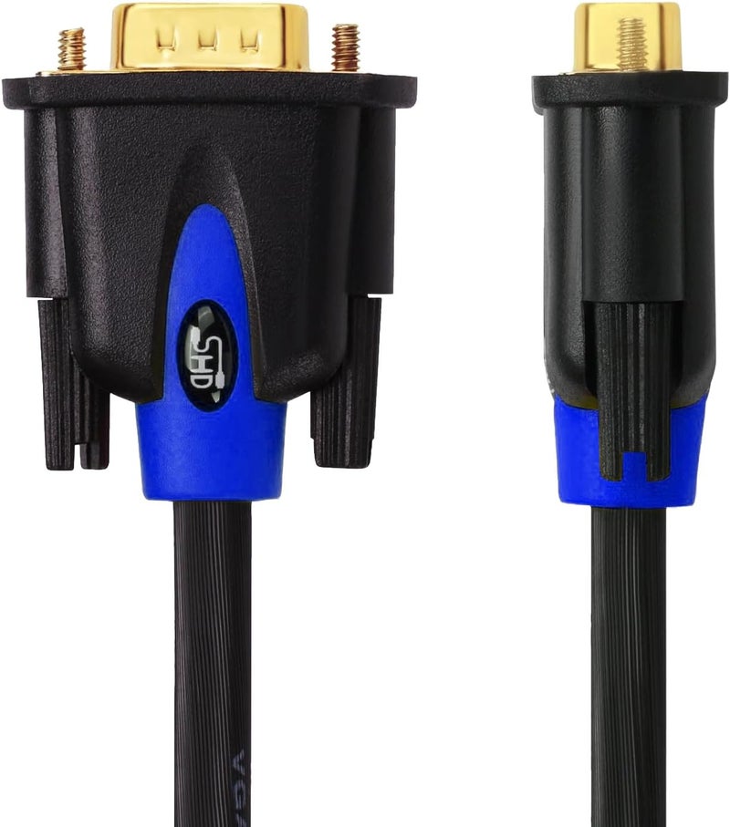 SHD VGA Cable, VGA to VGA HD15 Monitor Cable for PC Laptop TV Projector-10Feet - Image 5