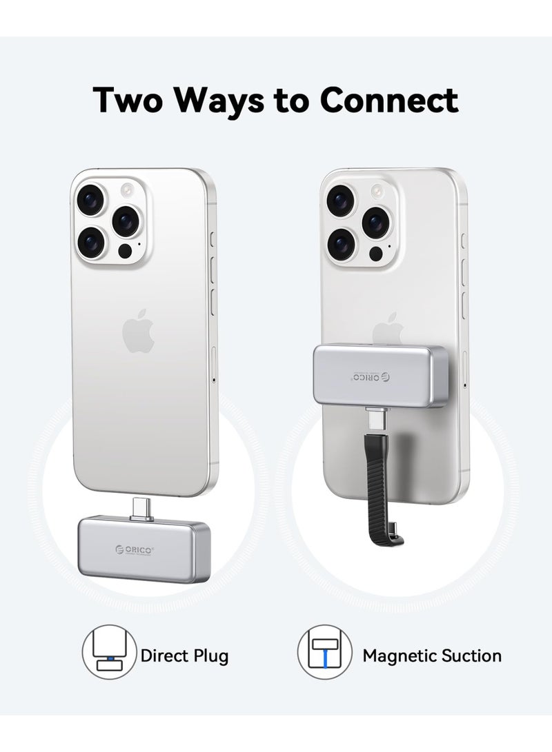 Orico FlashPod  2TB External SSD Up to 2000MB/s, Direct Plug Design, Portable Solid State Drive + Portable Protection Case for External SSD Hard Drive S20 - Image 1