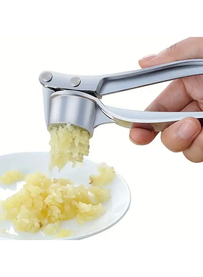 1pc 304 Stainless Steel Garlic Press Manual Handheld Crusher Ginger Masher Kitchen Tool - Image 2