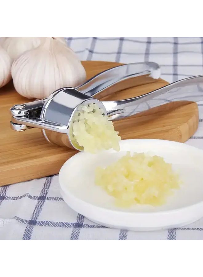 1pc 304 Stainless Steel Garlic Press Manual Handheld Crusher Ginger Masher Kitchen Tool - Image 4