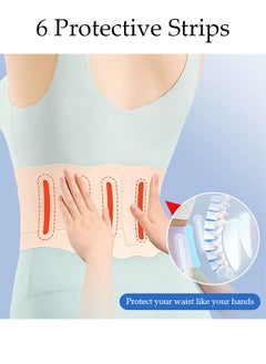 DUNISO Waist Support Belt for Lower Back Pain Relief Sciatica, Scoliosis, Herniated Disc, Breathable Back Support Belt for Women Men, Adjustable Lumbar Support Brace Body Shape Waist Trainer  - Image 5