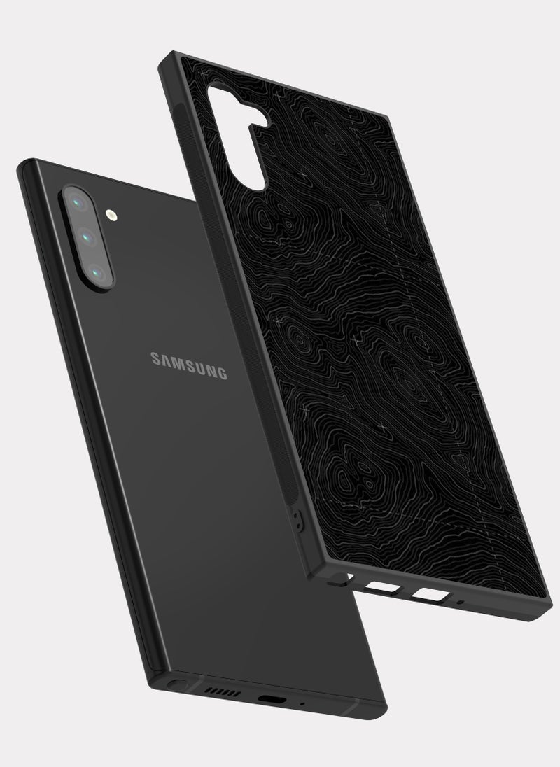 PXLAAT Samsung Galaxy Note 10 case cover Topographic Map - Image 2