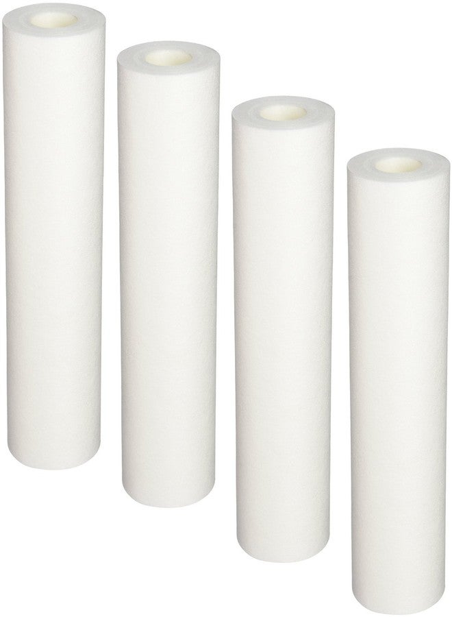 CFS - 4 Pack Sediment Water Pre-Filter Cartridges Compatible with EQ-304 Models - Remove Bad Taste and Odor - Whole House Replacement Filter Cartridge - 5 Micron - 9.7"x2.5"