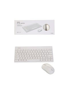 Miniso Wireless Mouse and Keyboard Set(White & Gray) 