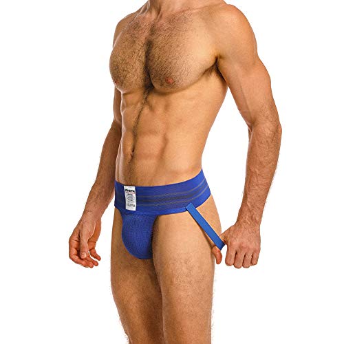 BSHETR Men's Athletic Supporters Jockstrap Active Underwear (4-Pack(multipack), L:32"-34",81cm-86cm) - Image 5