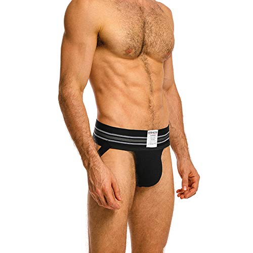 BSHETR Men's Athletic Supporters Jockstrap Active Underwear (4-Pack(multipack), L:32"-34",81cm-86cm) - Image 2