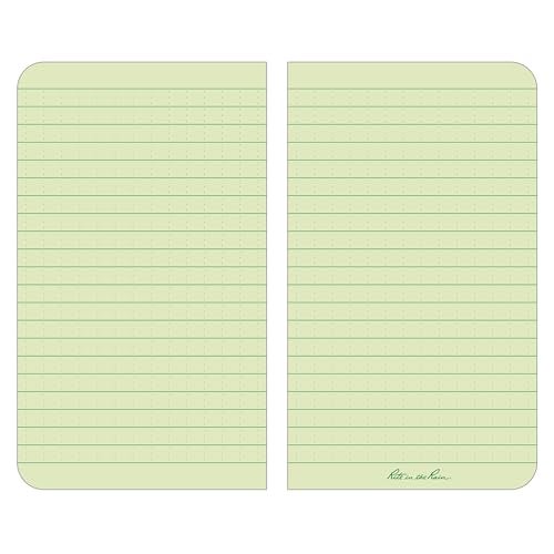 Rite in the Rain ‎Rite in the Rain Weatherproof Soft Cover Pocket Notebook, 3.5" x 6", Green Cover, Universal Pattern (No. 964) - Image 2