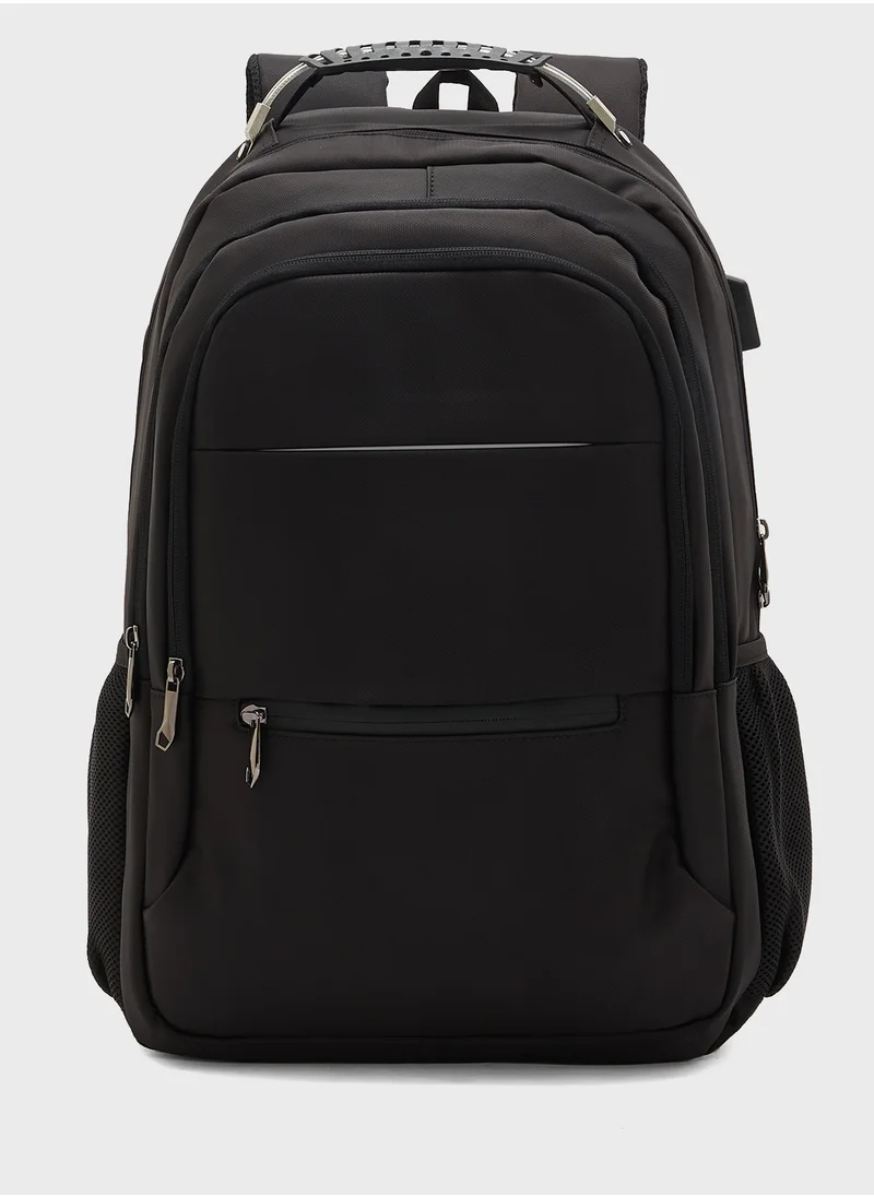 روبرت وود Premium Backpack With Pocket Organiser