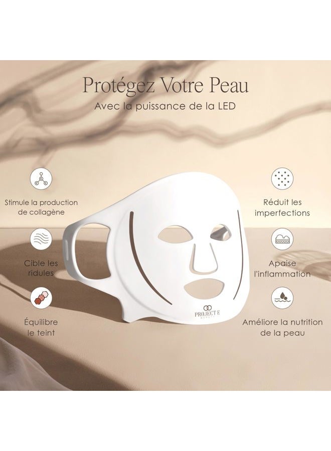 Project E Beauty LED Light Therapy Mask by Project E Beauty | Anti-Aging & Anti-Blemish (Silicone Mask) - Image 2