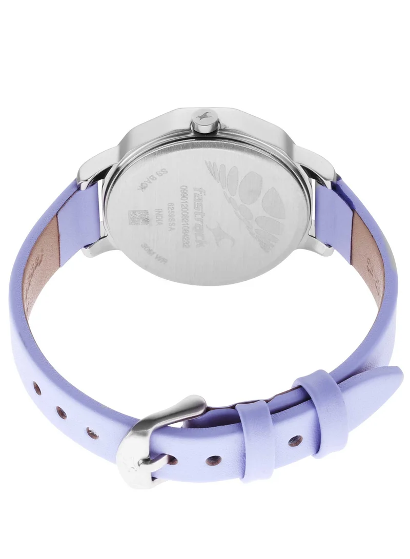 fastrack Fastrack Uptown Retreat Quartz Analog Grey Dial Leather Strap Watch for Girls