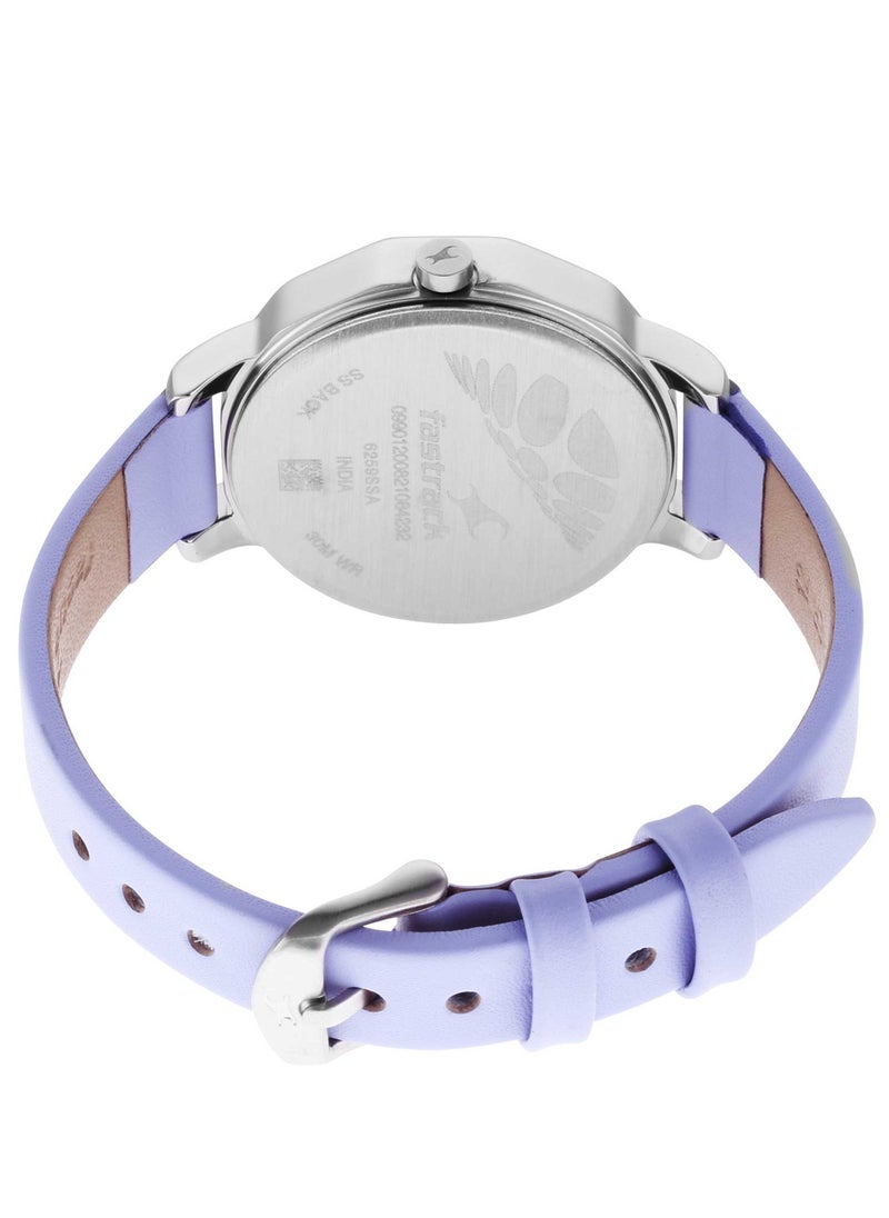 fastrack - Fastrack Uptown Retreat Quartz Analog Grey Dial Leather Strap Watch for Girls - Image 1