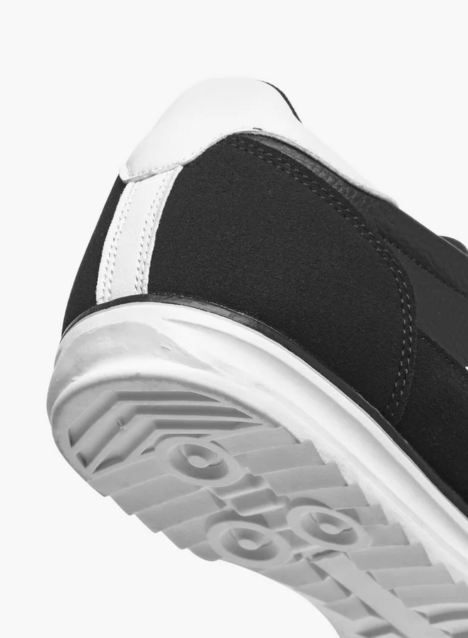Dash Men's Logo Detail Sports Shoes with Lace-Up Closure