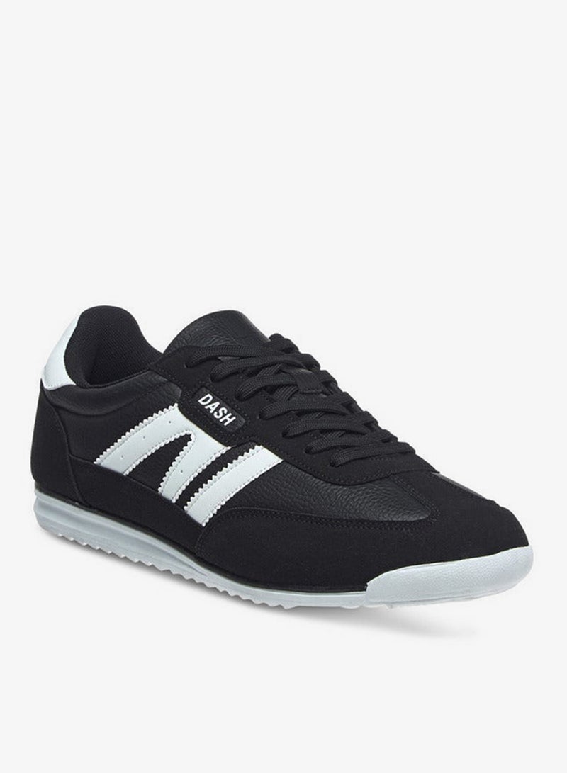 Dash Men's Logo Detail Sports Shoes with Lace-Up Closure - Image 2
