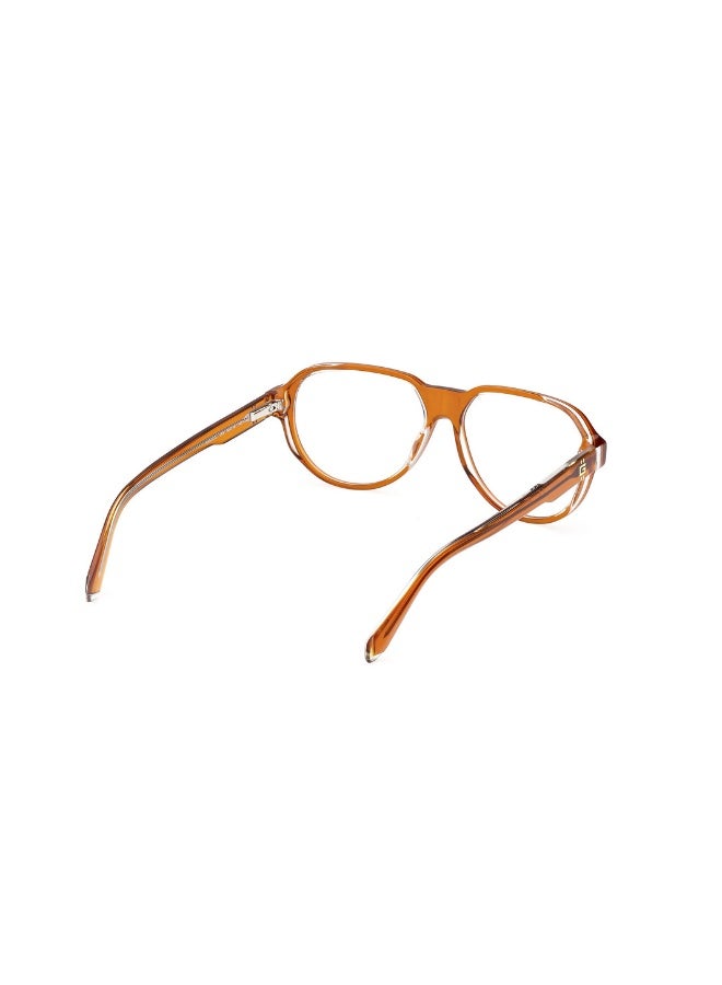 جس نظارة طبية بشكل بايلوت للرجال بأذرع من الأسيتات GU50090  مقاس 56 - برتقالي داكن - Image 5