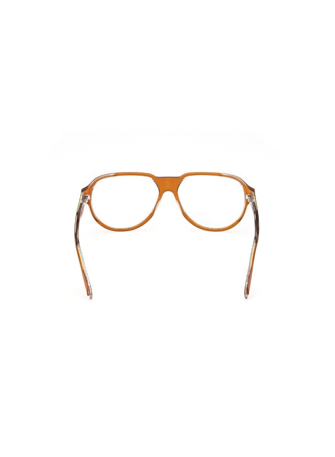 جس نظارة طبية بشكل بايلوت للرجال بأذرع من الأسيتات GU50090  مقاس 56 - برتقالي داكن - Image 4