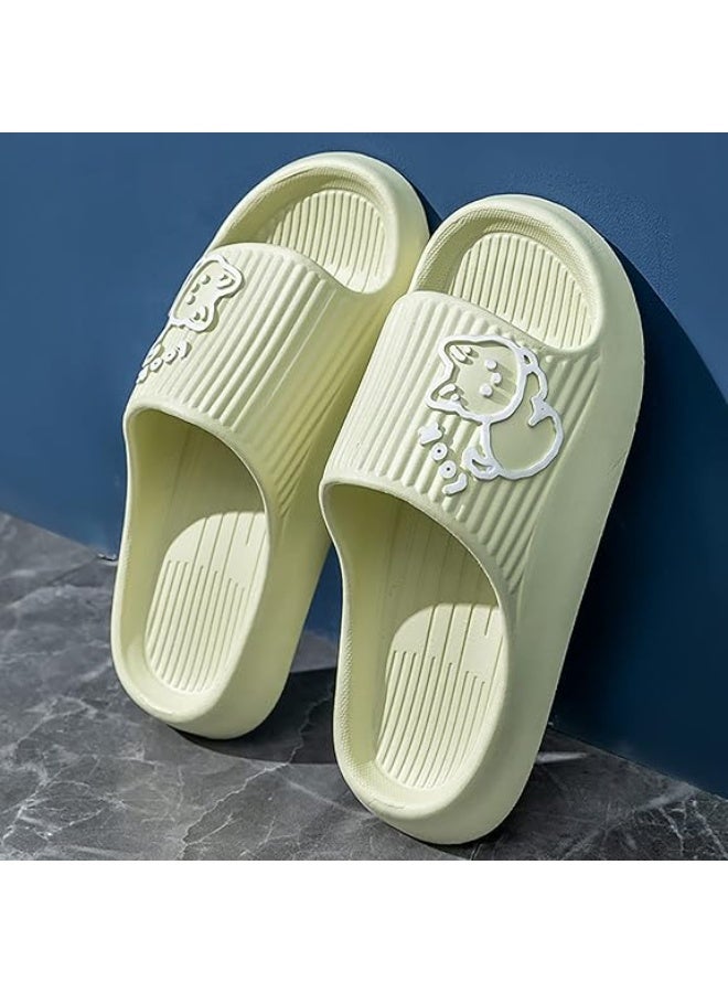 Cartoon Cat Slippers for Women and Men, Slippers Shower Shoes Indoor Slides Bathroom Sandals, Lightweight, Non-Slip, Easy to Clean - Image 5
