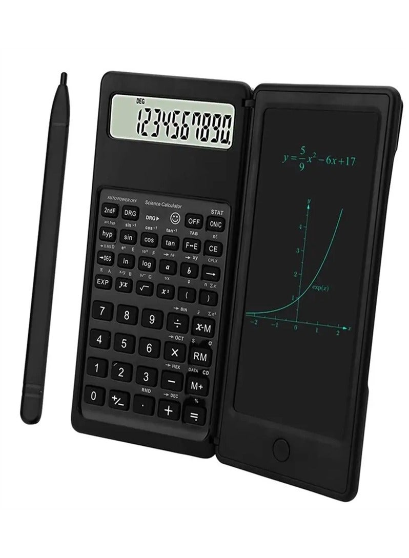 جديد S9 آلة حاسبة علمية بخط اليد اللوحي مكتب الطالب المحمولة وظيفة Lcd آلة حاسبة قابلة للطي - Image 2