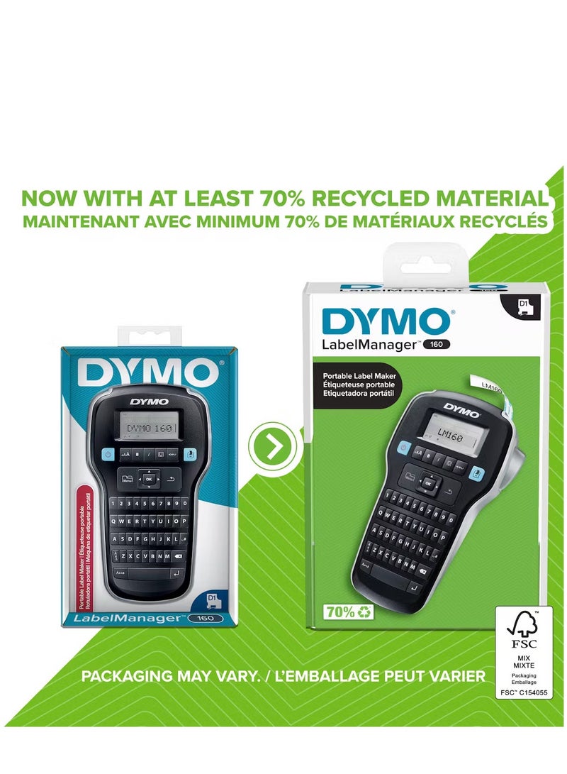 Dymo DYMO LabelManager 160 Portable Label Maker  - Image 4