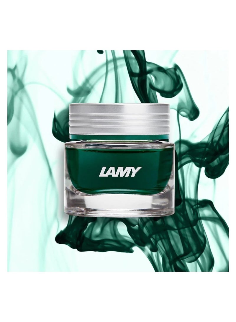LAMY Crystal Ink Bottle For Fountain Pens And Calligraphy 30ml Content Peridot Ink Colour - Image 2