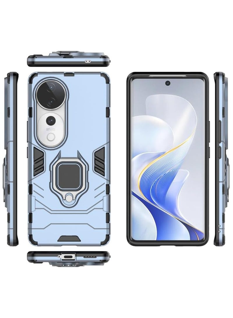General Compatible with Vivo V40 Pro Case, Magnetic Car Mount Bracket Shell, with Hidden Bracket, Earthquake and Fall Resistant Cover Case for Vivo V40 Pro  - Image 1