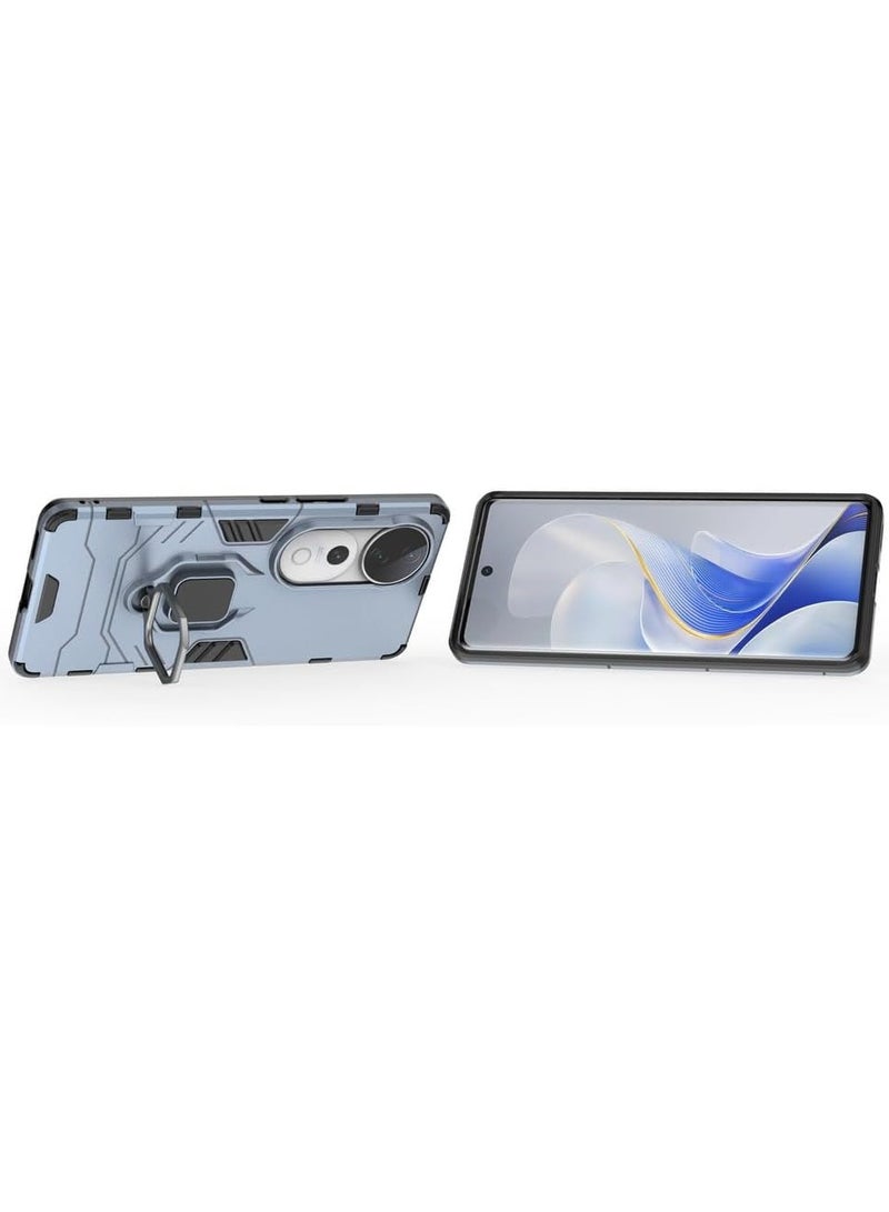 General Compatible with Vivo V40 Pro Case, Magnetic Car Mount Bracket Shell, with Hidden Bracket, Earthquake and Fall Resistant Cover Case for Vivo V40 Pro  - Image 4